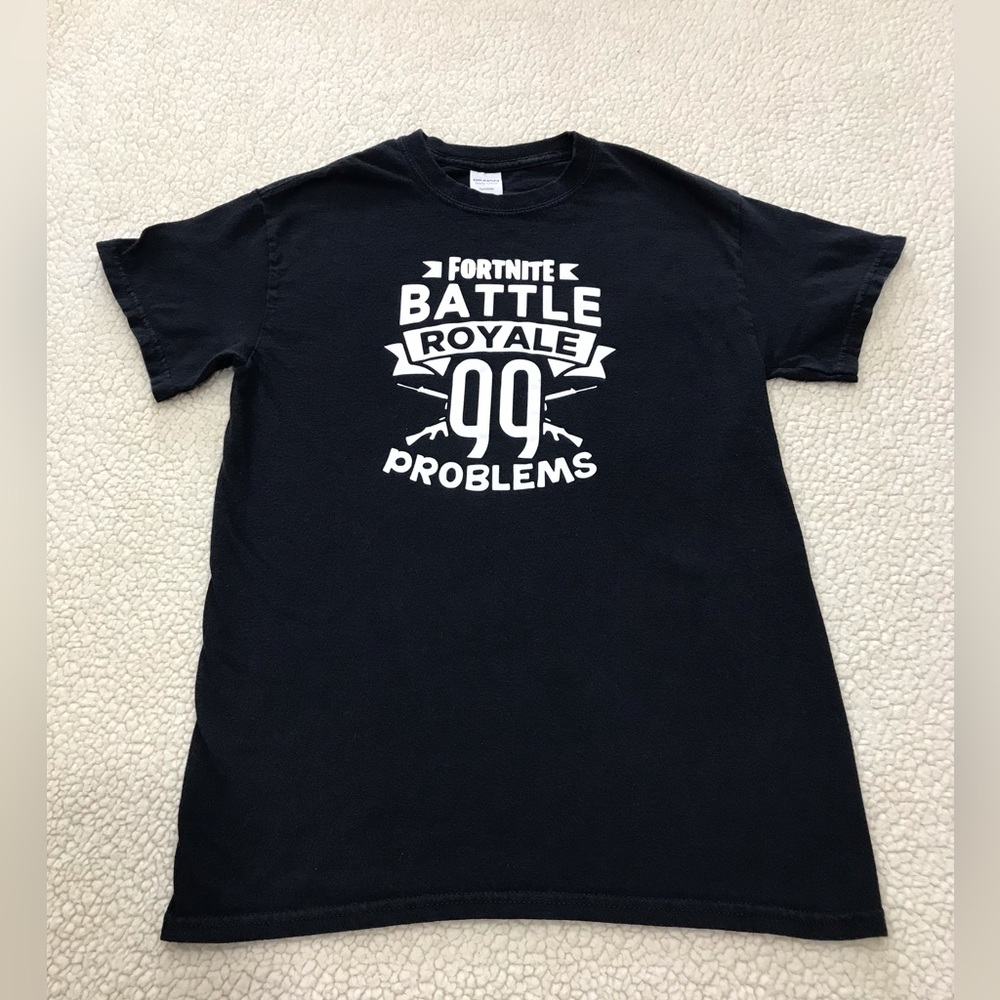 Fortnite Battle Royale 99 Problems T-shirt
Size Small Unisex 
100% Cotton - Picture 10 of 16